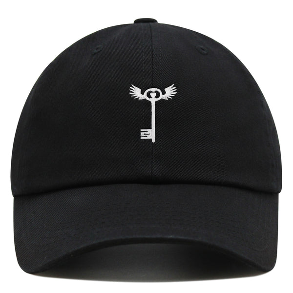 Key Wing Premium Dad Hat Embroidered Cotton Baseball Cap Logowork Stitchcraft