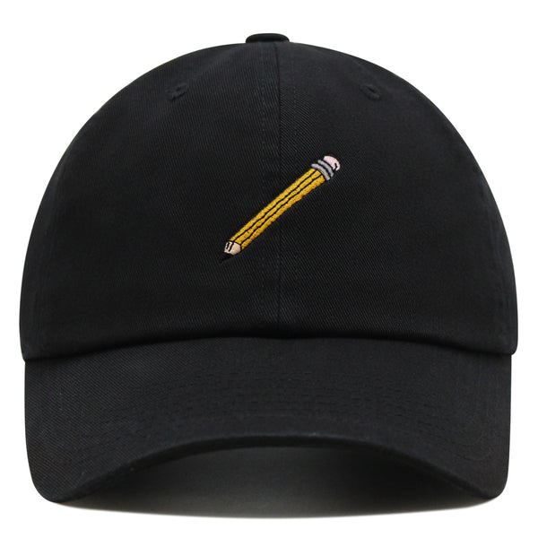 Classic Pencil Premium Dad Hat Embroidered Cotton Baseball Cap Stationery Sketch