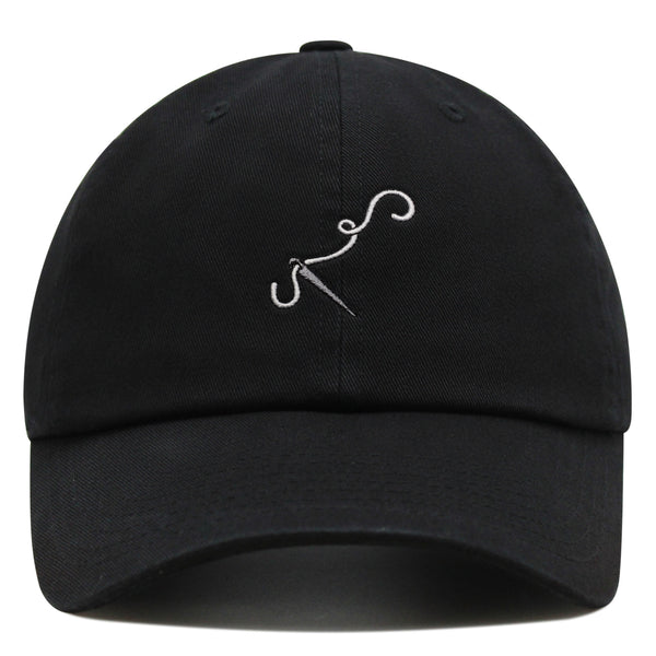 Sewing Needle 2 Premium Dad Hat Embroidered Cotton Baseball Cap Stitchcraft Crewel