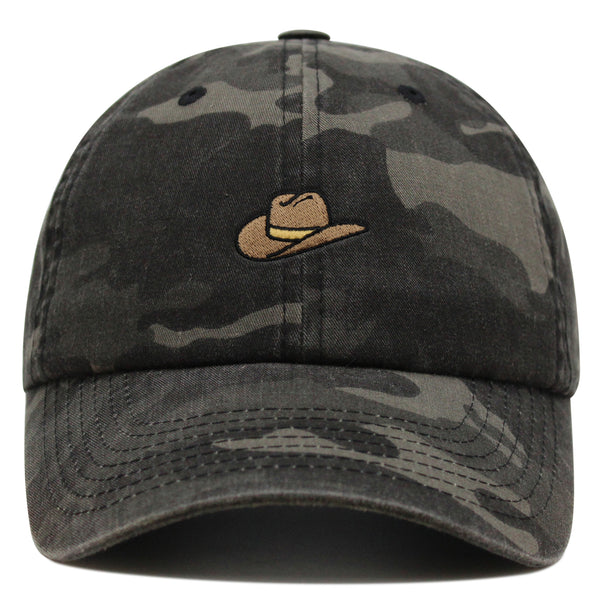 Cowboy Hat Premium Dad Hat Embroidered Cotton Baseball Cap Texas