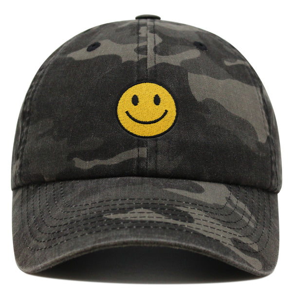 Classic Smile Premium Dad Hat Embroidered Cotton Baseball Cap Embroidered Nostalgia