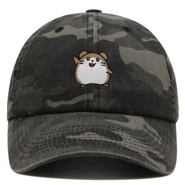 Hamster Hi Premium Dad Hat Embroidered Cotton Baseball Cap Hamster Hi