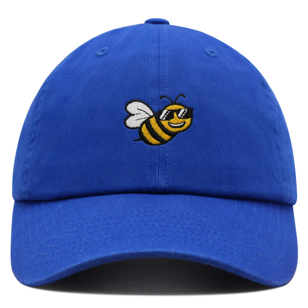 Cool Bee Premium Dad Hat Embroidered Cotton Baseball Cap Applique Insect