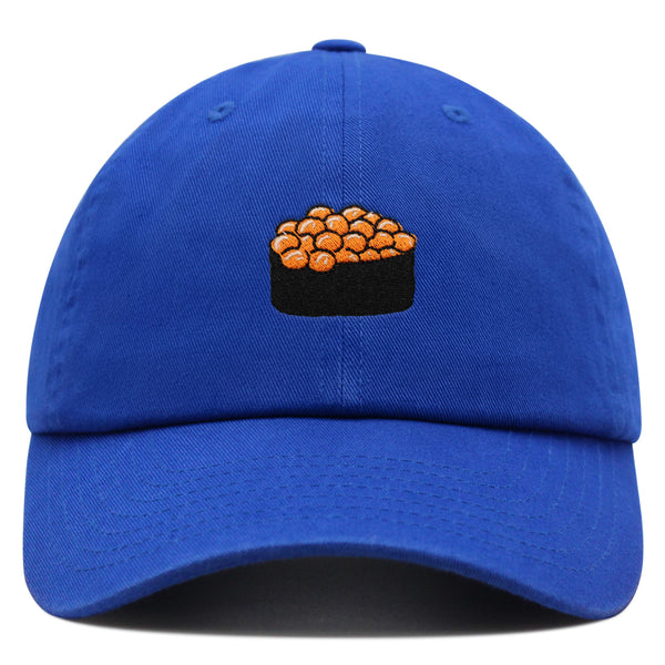 Salmon Roe Sushi Premium Dad Hat Embroidered Cotton Baseball Cap Ikura Nigiri