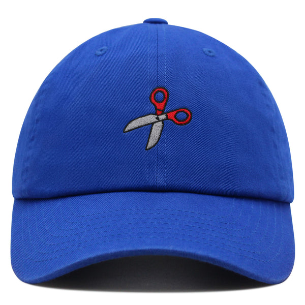 Sewing Scissors Premium Dad Hat Embroidered Cotton Baseball Cap Appliqué Thread