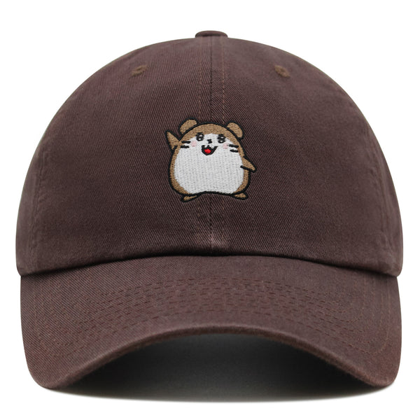 Hamster Hi Premium Dad Hat Embroidered Cotton Baseball Cap Hamster Hi