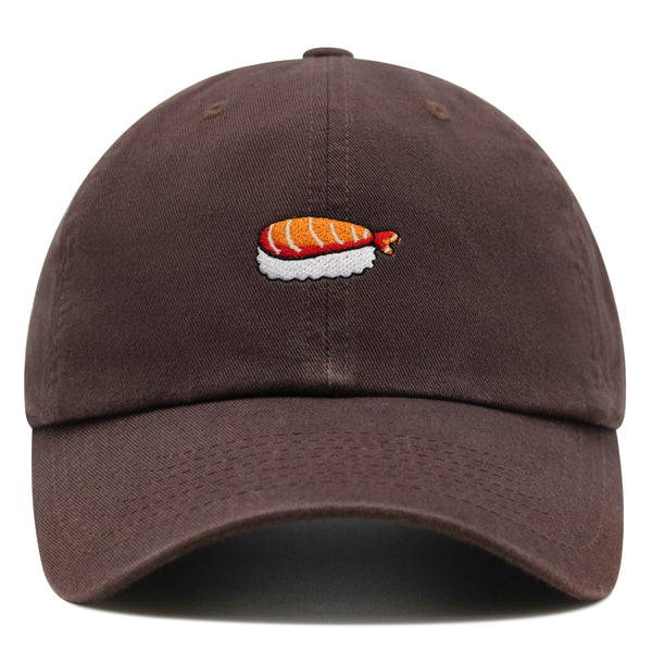 Shrimp Sushi Premium Dad Hat Embroidered Cotton Baseball Cap Shrimp Sushi