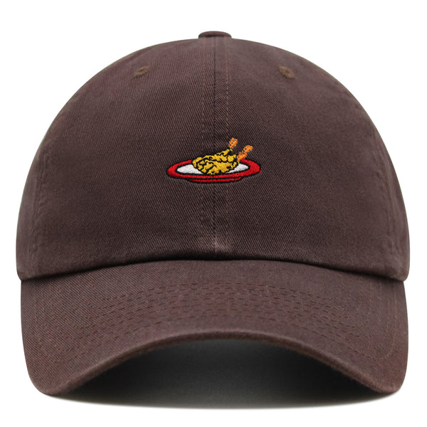 Shrimp Tempura Premium Dad Hat Embroidered Cotton Baseball Cap Sushi Cuisine