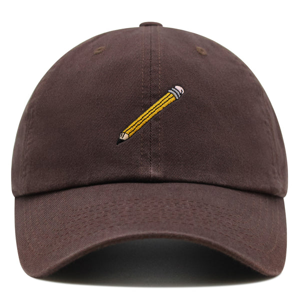 Classic Pencil Premium Dad Hat Embroidered Cotton Baseball Cap Stationery Sketch