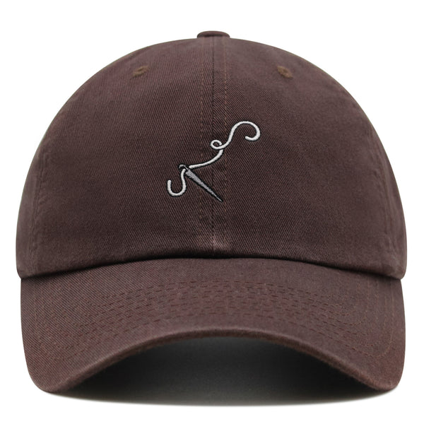 Sewing Needle 2 Premium Dad Hat Embroidered Cotton Baseball Cap Stitchcraft Crewel