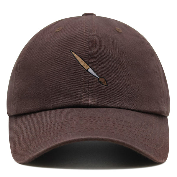 Artist Paiting Brush Premium Dad Hat Embroidered Cotton Baseball Cap Artistry Craftsmanship