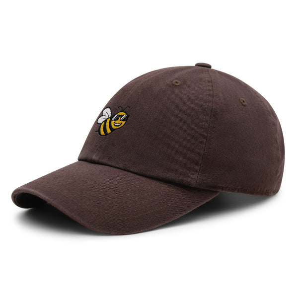 Cool Bee Premium Dad Hat Embroidered Cotton Baseball Cap Applique Insect