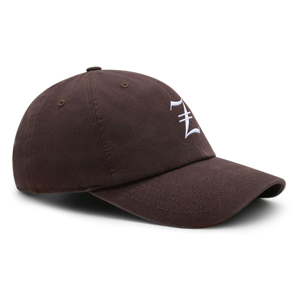 Old English Letter Z Premium Dad Hat Embroidered Cotton Baseball Cap English Alphabet