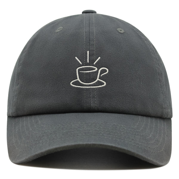 Coffee Mug Premium Dad Hat Embroidered Cotton Baseball Cap
