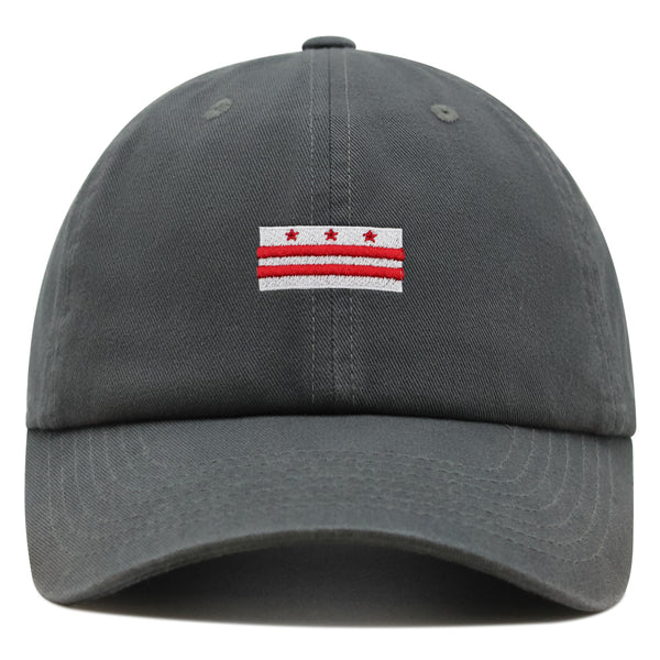 Flag of the District of Columbia Premium Dad Hat Embroidered Cotton Baseball Cap Washington DC