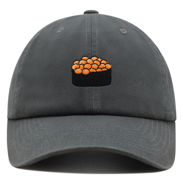 Salmon Roe Sushi Premium Dad Hat Embroidered Cotton Baseball Cap Ikura Nigiri