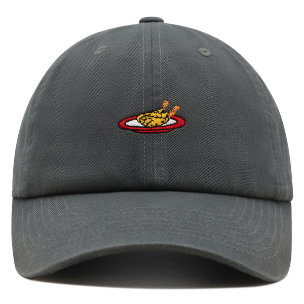 Shrimp Tempura Premium Dad Hat Embroidered Cotton Baseball Cap Sushi Cuisine