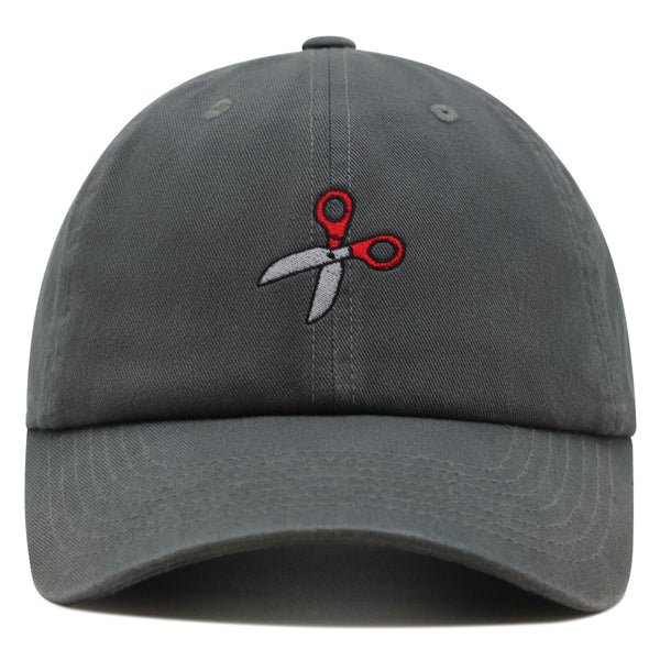 Sewing Scissors Premium Dad Hat Embroidered Cotton Baseball Cap Appliqué Thread