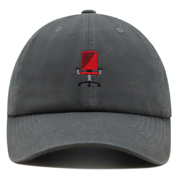 Minimalistic Office Chair Premium Dad Hat Embroidered Cotton Baseball Cap Ergonomic Adjustable