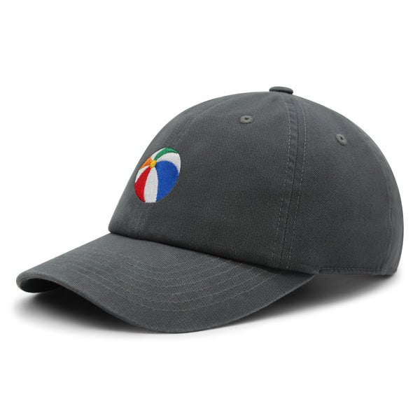 Colorful Beach Ball Premium Dad Hat Embroidered Cotton Baseball Cap Vibrant Playful