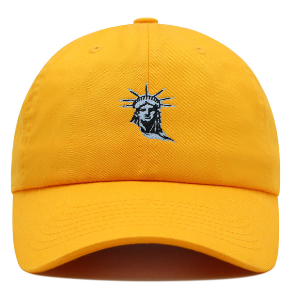 Statue of Liberty Face Premium Dad Hat Embroidered Cotton Baseball Cap New York New Yorker