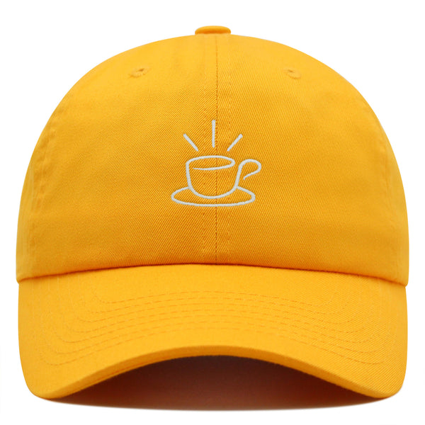 Coffee Mug Premium Dad Hat Embroidered Cotton Baseball Cap