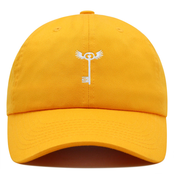 Key Wing Premium Dad Hat Embroidered Cotton Baseball Cap Logowork Stitchcraft