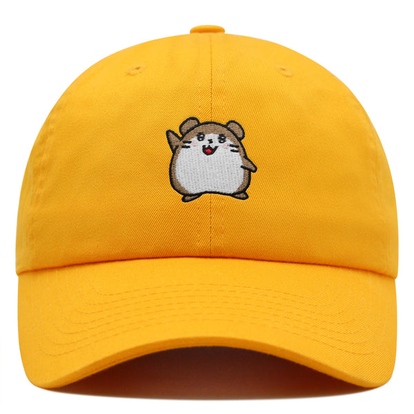Hamster Hi Premium Dad Hat Embroidered Cotton Baseball Cap Hamster Hi