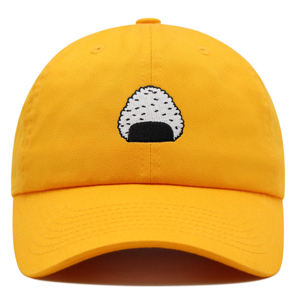 Onigiri Premium Dad Hat Embroidered Cotton Baseball Cap Onigiri Embroidery