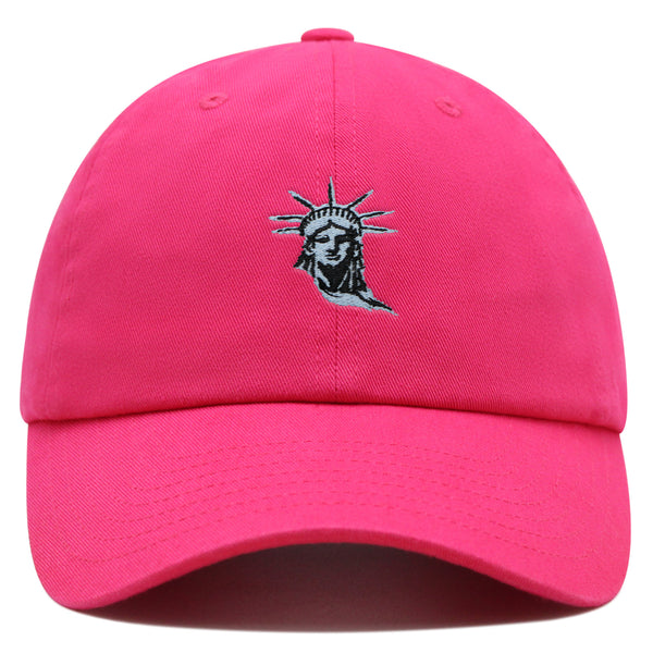 Statue of Liberty Face Premium Dad Hat Embroidered Cotton Baseball Cap New York New Yorker