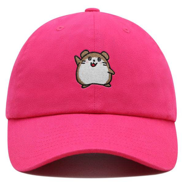 Hamster Hi Premium Dad Hat Embroidered Cotton Baseball Cap Hamster Hi