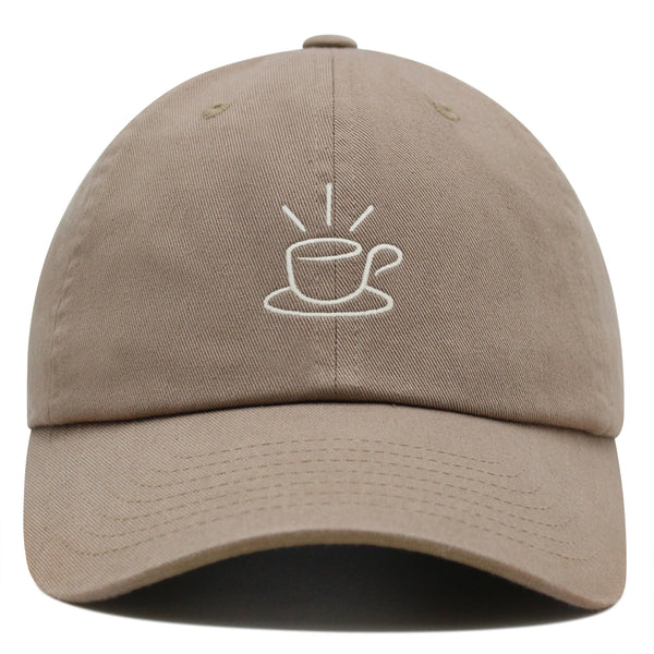 Coffee Mug Premium Dad Hat Embroidered Cotton Baseball Cap