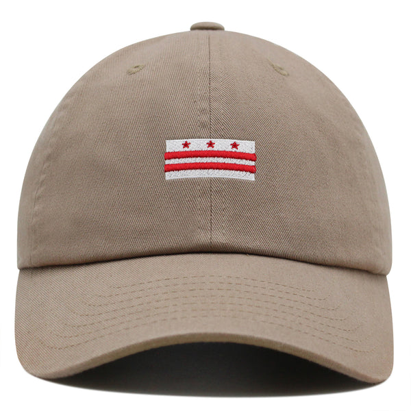 Flag of the District of Columbia Premium Dad Hat Embroidered Cotton Baseball Cap Washington DC