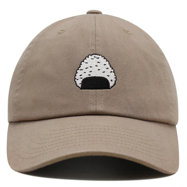 Onigiri Premium Dad Hat Embroidered Cotton Baseball Cap Onigiri Embroidery