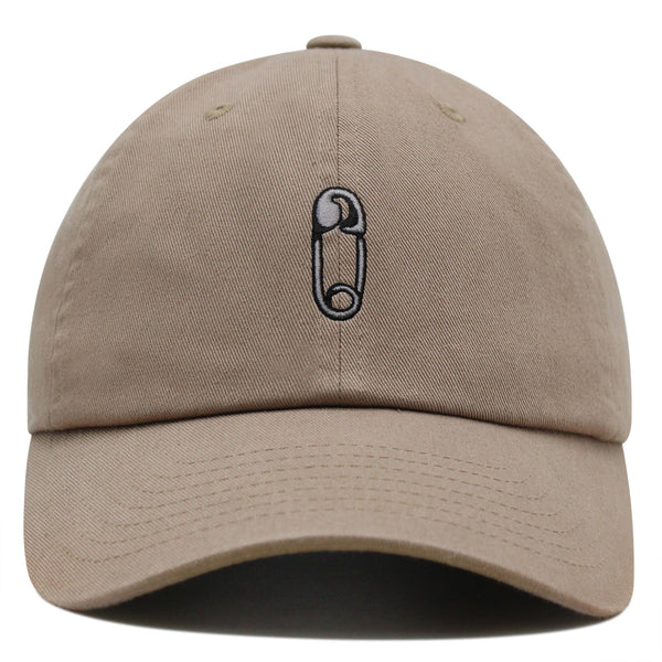 Safety Pin Premium Dad Hat Embroidered Cotton Baseball Cap SafetyPin Custom