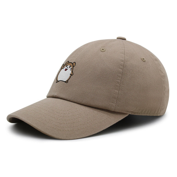 Hamster Hi Premium Dad Hat Embroidered Cotton Baseball Cap Hamster Hi