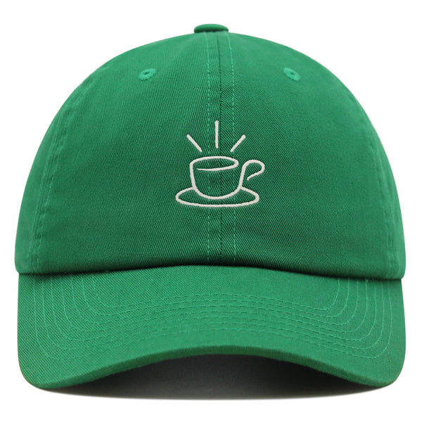 Coffee Mug Premium Dad Hat Embroidered Cotton Baseball Cap