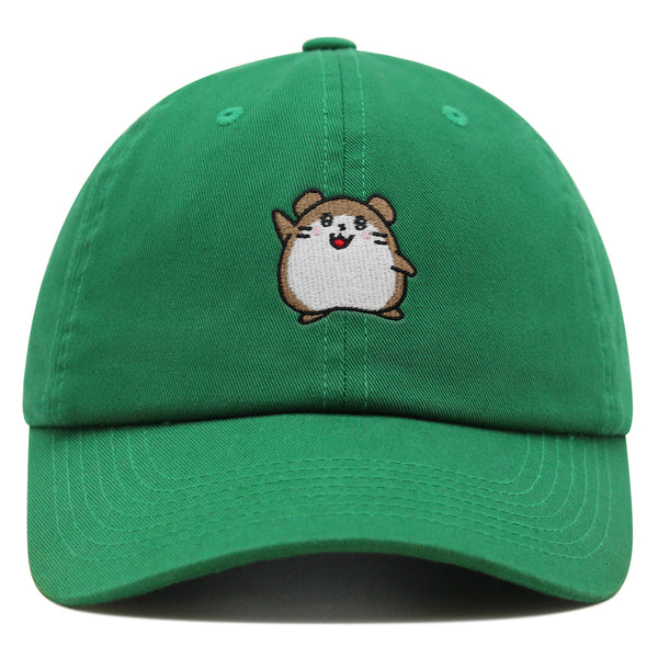 Hamster Hi Premium Dad Hat Embroidered Cotton Baseball Cap Hamster Hi