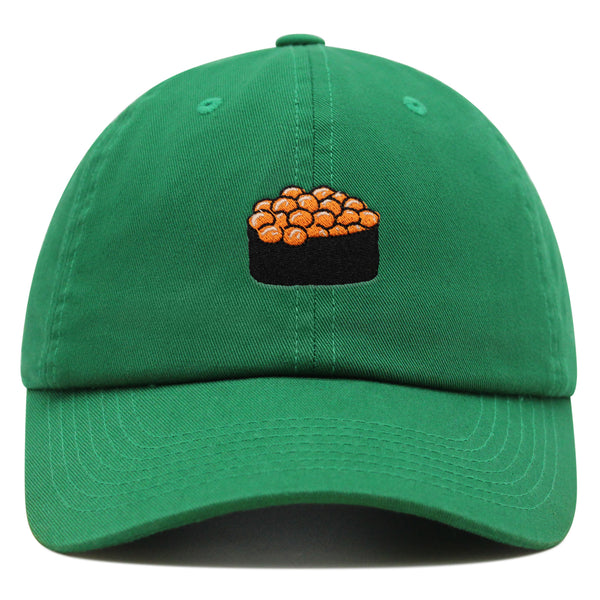 Salmon Roe Sushi Premium Dad Hat Embroidered Cotton Baseball Cap Ikura Nigiri