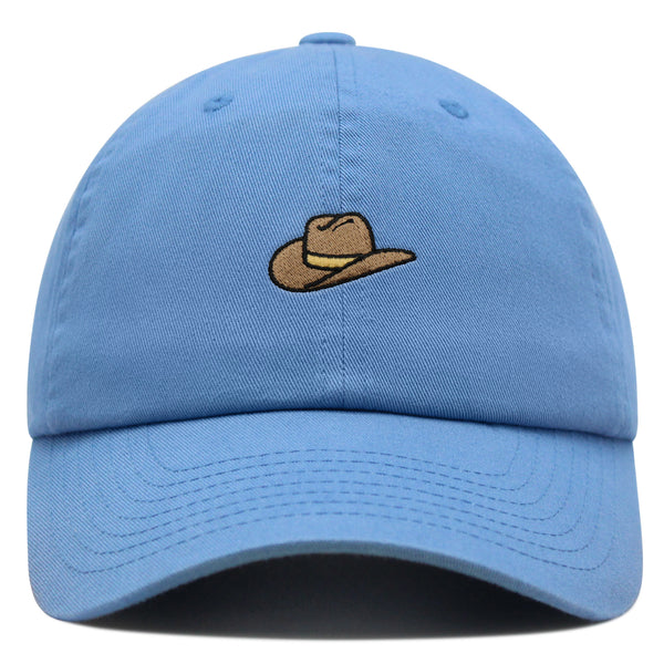 Cowboy Hat Premium Dad Hat Embroidered Cotton Baseball Cap Texas