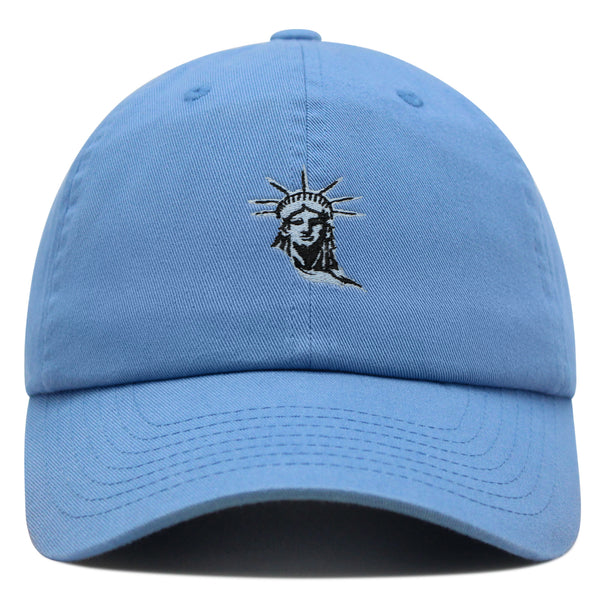 Statue of Liberty Face Premium Dad Hat Embroidered Cotton Baseball Cap New York New Yorker