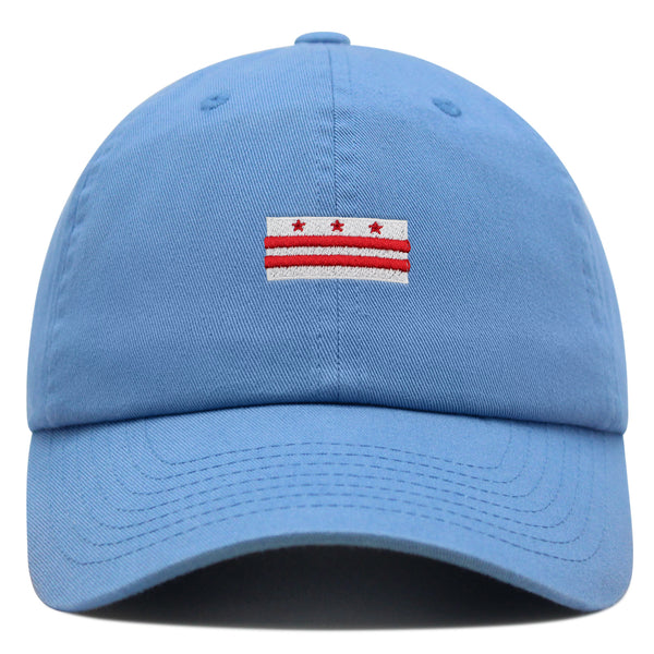 Flag of the District of Columbia Premium Dad Hat Embroidered Cotton Baseball Cap Washington DC