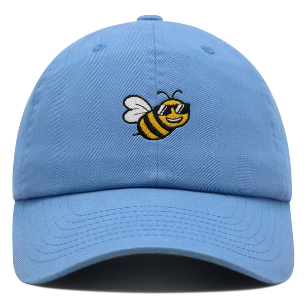 Cool Bee Premium Dad Hat Embroidered Cotton Baseball Cap Applique Insect