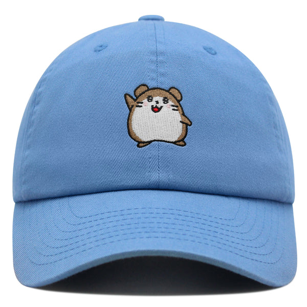 Hamster Hi Premium Dad Hat Embroidered Cotton Baseball Cap Hamster Hi