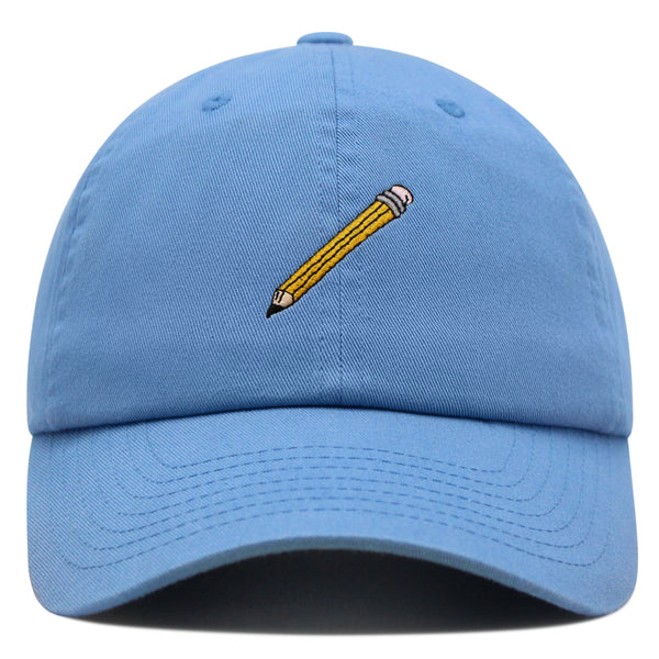 Classic Pencil Premium Dad Hat Embroidered Cotton Baseball Cap Stationery Sketch