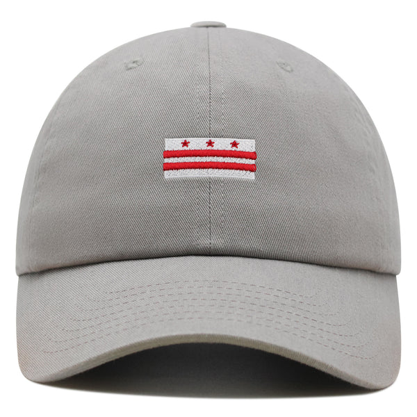Flag of the District of Columbia Premium Dad Hat Embroidered Cotton Baseball Cap Washington DC