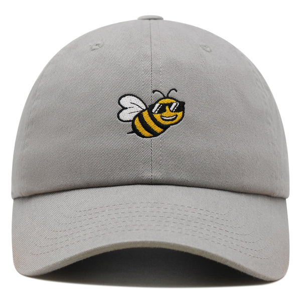 Cool Bee Premium Dad Hat Embroidered Cotton Baseball Cap Applique Insect