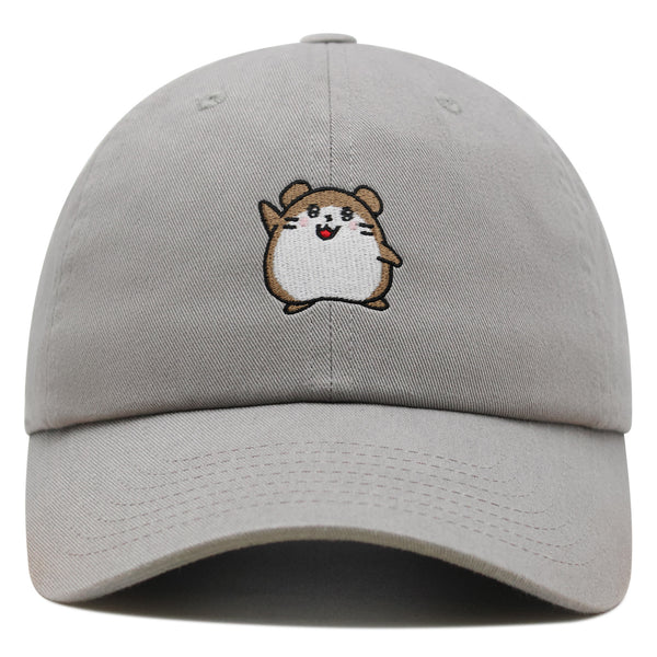 Hamster Hi Premium Dad Hat Embroidered Cotton Baseball Cap Hamster Hi