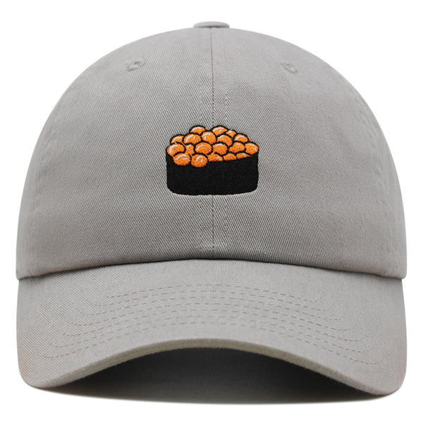 Salmon Roe Sushi Premium Dad Hat Embroidered Cotton Baseball Cap Ikura Nigiri