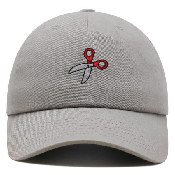 Sewing Scissors Premium Dad Hat Embroidered Cotton Baseball Cap Appliqué Thread